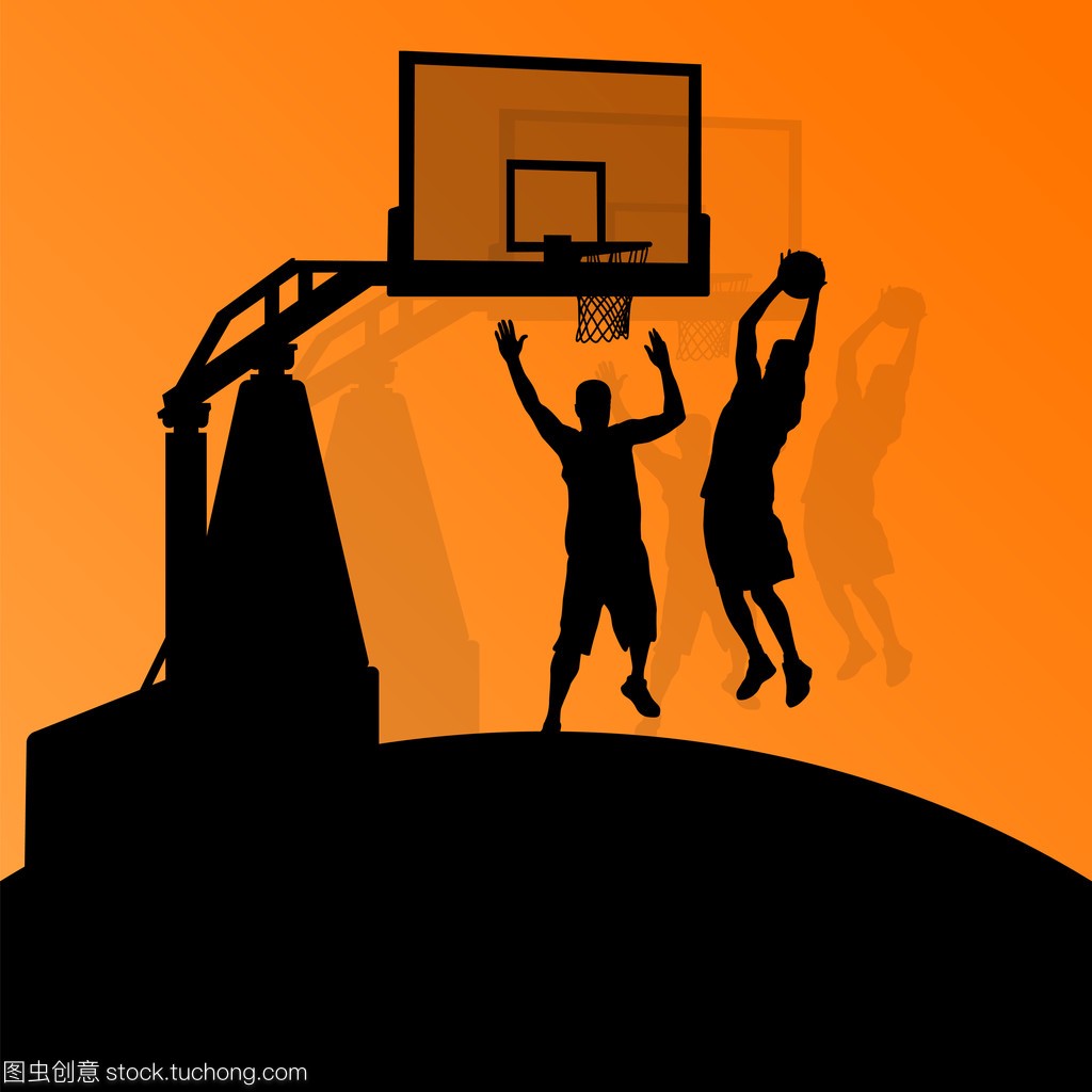 当NBA球